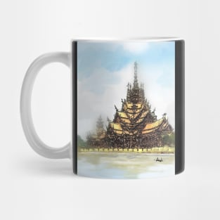 the sanctuary of truth pattaya  pattaya Mug